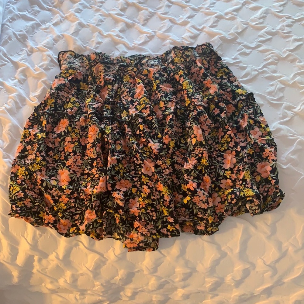 Mercian eagle floral skirt